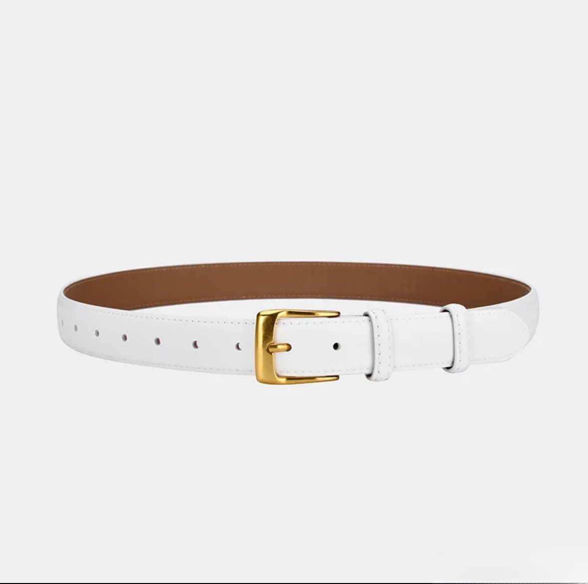 Leather belt