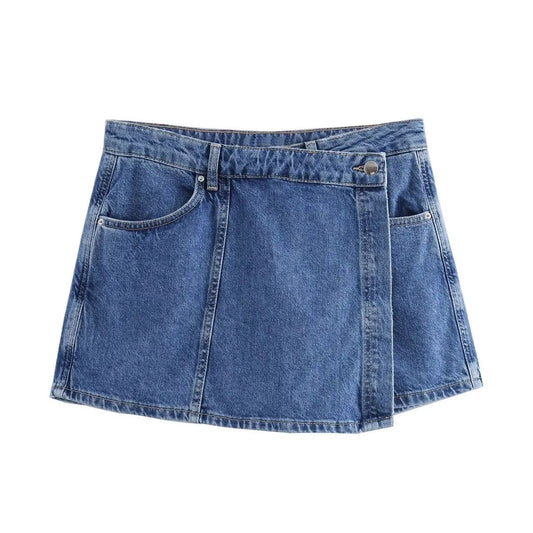 Denim shorts