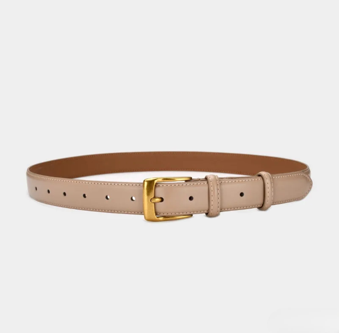 Leather belt