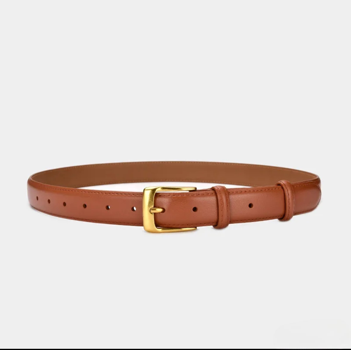 Leather belt